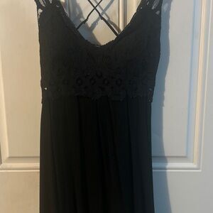 Elegant Black Lace Dress